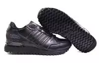 zx 750 adidas hommess chaussures unisexe all leather black